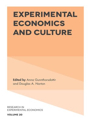 cover image of Research in Experimental Economics, Volume 20